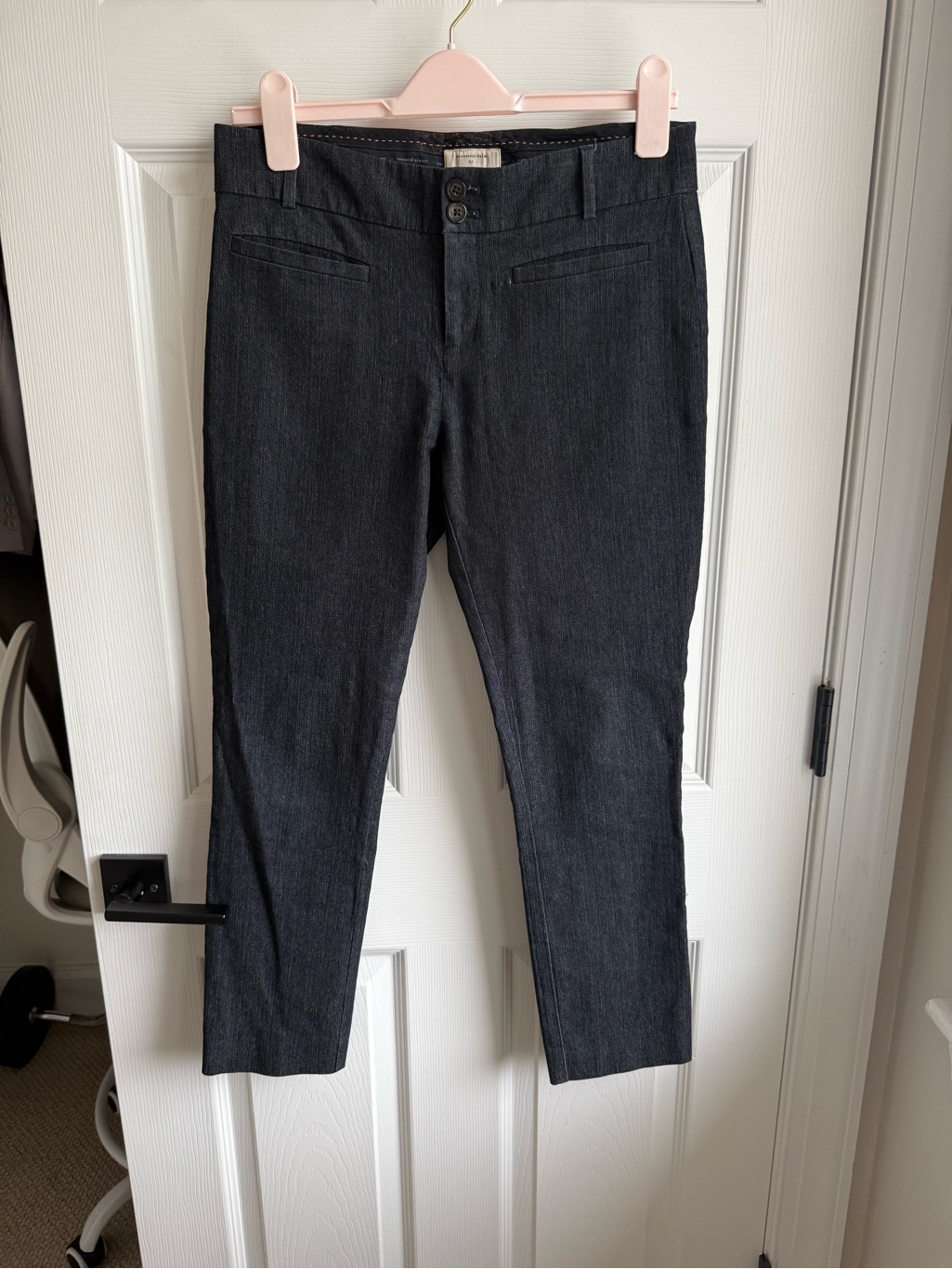 Anthropologie Slim Ankle Jeans In Dark Gray